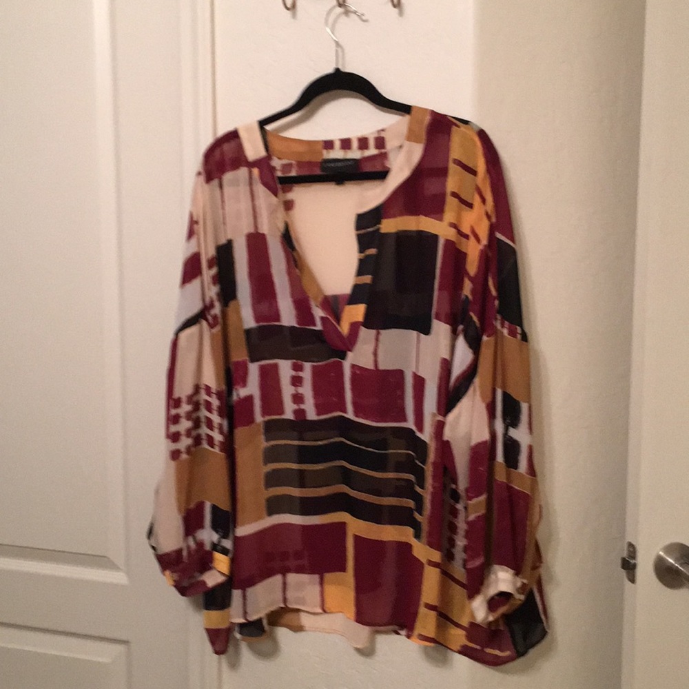 Fall colored blouse
